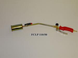 PB nahřívací  hořák FCLP 110/50  s rukojetí se spořičem a piezo zapalovačem,  výkon 43kW