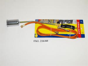 PB nahřívací  hořák FKL 216/60, rukojeť se spořičem + hadice, výkon 64kW